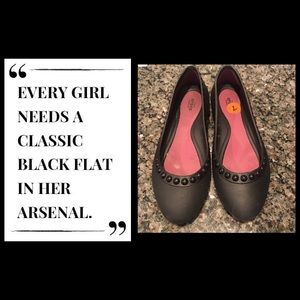 Crocs Black Lina Luxe Ballet Flat